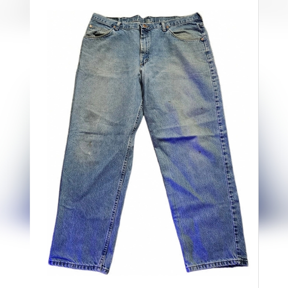 Lee Jeans Vintage Y2k Loose Fit Men 40x31 Blue Straight Baggy Grunge Skater